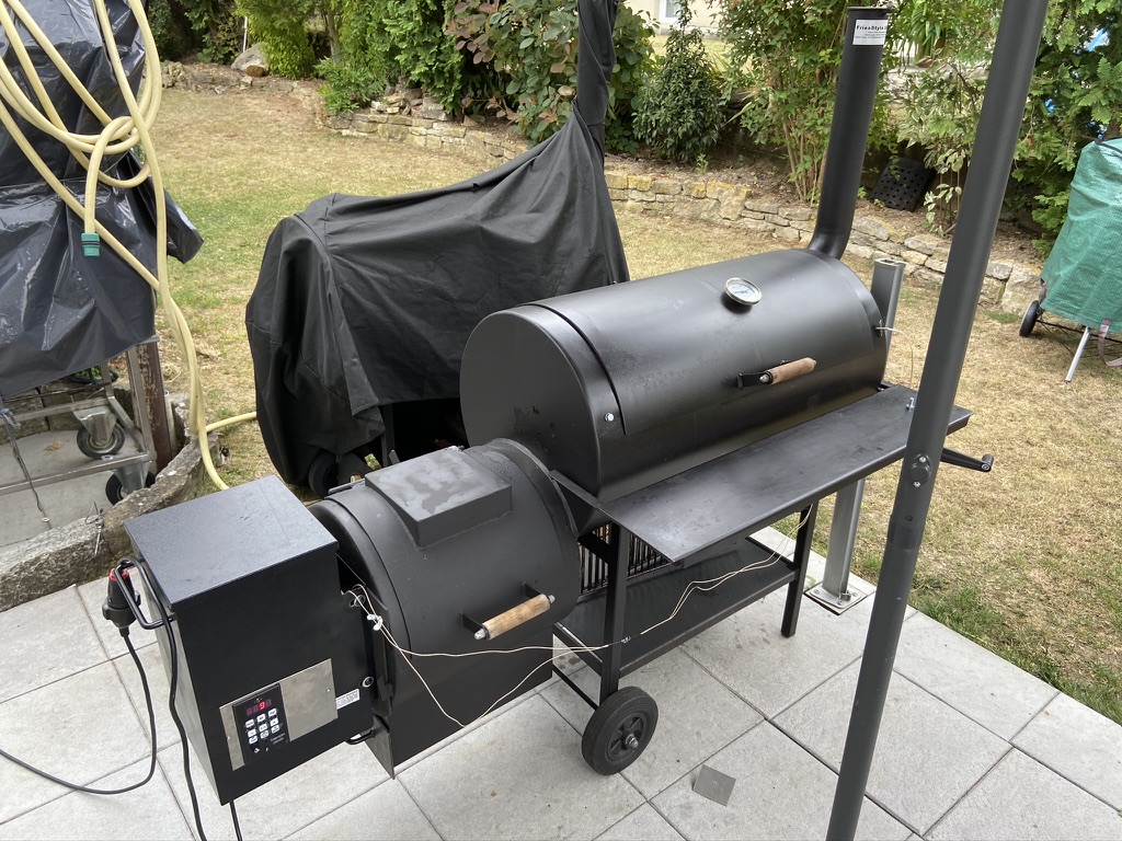 BBQ Smoker Grill mit Pellet Hopper, Pellet Grill, Pelletgrill, Pellethopper